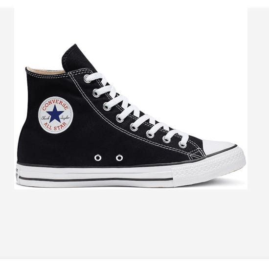 chuck taylor all star classic high top negro