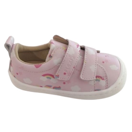 Zapato barefoot Flexi Nens 9111-R unicornios rosa Calzado respetuoso